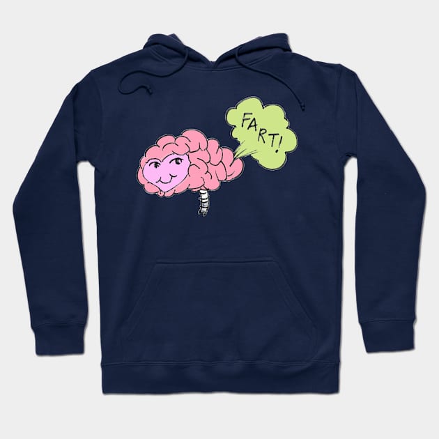 Kam Komics Brain Fart! Hoodie by Kam Komics 